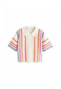 Блуза Next TALL, White Stripe/White