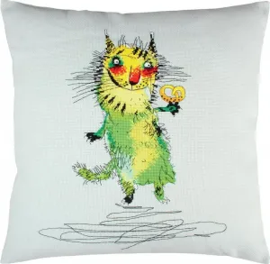 Подушка для вышивки крестом "Удача" CU028, схема счета, 40х40 см RTO