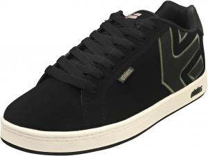 Кеды для скейтборда Etnies Callicut - классический дизайн, прочная конструкция, комфортная амортизация, универсальный стритвир для катания на скейте, BMX и повседневной носки, черный/зеленый