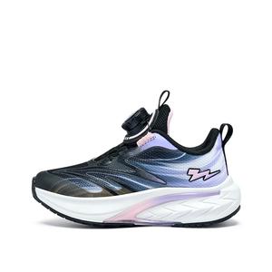 Wind Transparent Slip Resistant, Abrasion Resistant, Rebound, Breathable, Lightweight Cushioning Low top BIG WASP, черный фиолетовый[spring fall dual network]