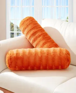 Комплект декоративных подушек-валиков, 20 x 61 см Cheer Collection, Rust