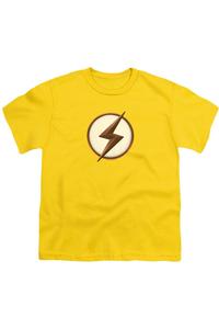 Футболка с коротким рукавом для детей с логотипом Kid Flash Gildan, желтый