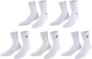 Носки баскетбольные унисекс VEIDOORN, 5 пар (Out-of-Bounds White)