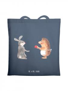 Сумка-шоппер Кролик-ежик без слогана цвета Индиго Mr. & Mrs. Panda