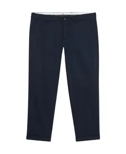 Темно-Синие брюки-чинос свободного кроя из двойного крученого хлопка. Brooks Brothers, синий