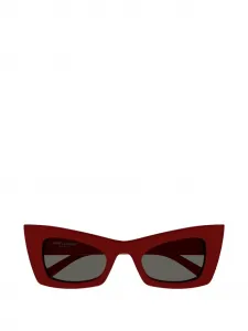 Солнцезащитные очки в оправе "кошачий глаз" Saint Laurent, красный