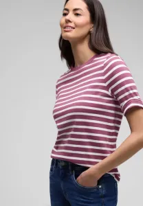 Футболка с принтом "gestreiftes" Street One, Rosa