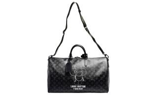 LOUIS VUITTON Сумка Keepall Canvas через плечо дорожная унисекс