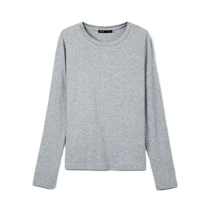 Футболка Women's Crew Neck Moderate Others SPAO, heather серый