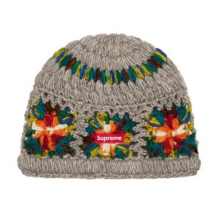 Supreme Вязаная шапка SS25, Gray