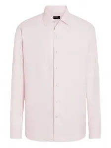 Рубашка с длинными рукавами Zegna, розовый