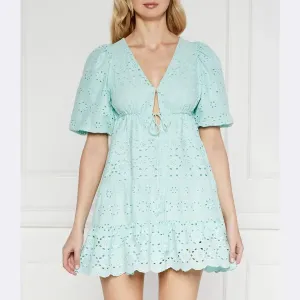 Платье Делии Pepe Jeans London, бирюзовый