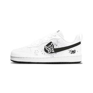 Nike Кроссовки для скейтбординга Court Borough Butterfly's Shudder Low top Kids' Black White Unisex