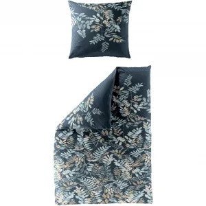 Постельное белье BIERBAUM «4091», мако-сатин, 100% хлопок, легкое в уходе, цвет blau