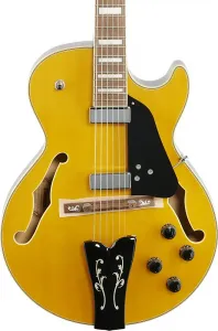 Электрогитара Ibanez GB10EM George Benson Signature Hollowbody, гриф из ореха, цвет Античный янтарь