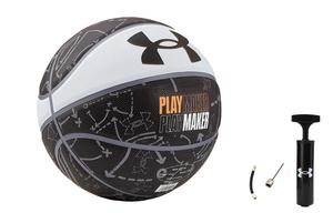 Under Armour Баскетбольный мяч China Rubber Basketball Black White Size 7 Street Training