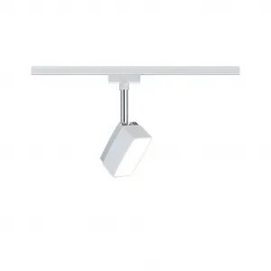 Светильники для шинной системы URail трековый спот Pedal одинарный спот 395 лм 5 Вт 2700K 230 В матовый хром 1 шт. Paulmann, белый