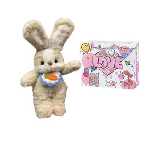 Мягкая плюшевая игрушка кролик высотой 40 см Julebaby