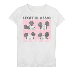 Классическая футболка с рисунком Микки Мауса Legit для девочек 7–16 лет Disney's «Микки и друзья» Disney