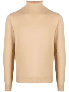 Кашемировый свитер с высоким воротником Malo, нейтральный