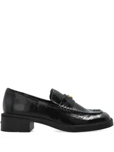 Лоферы-пенни на каблуке 25 мм Coach, черный