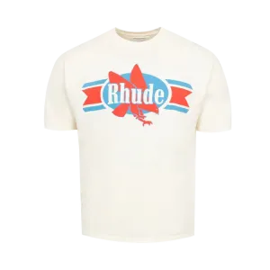 Футболка Rhude Chevron Eagle 'Vintage White', белый