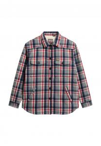 Легкая куртка CHECK OVER Superdry, красный