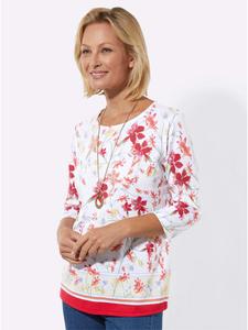 Футболка с круглым вырезом и принтом клубника-эвкалипт WITT WEIDEN