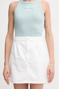 Джинсовая юбка Calvin Klein Jeans, белый