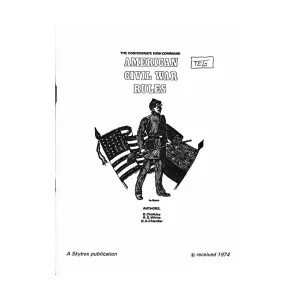 Верховное командование Конфедерации - Правила гражданской войны в США, Miniatures War Games Rules & Books (Skytrex Publications)
