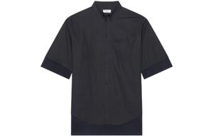 Рубашка женская Balenciaga с короткими рукавами, черный