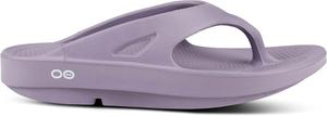 Сандалии для женщин OOFOS OOlala- легкая обувь для восстановления- снижают нагрузку на ноги, суставы и спину- можно стирать в машине, сиреневый