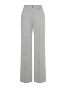 More & More Широкие классические брюки, меланж серебристо-серого цвета