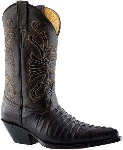 Мужские ковбойские танцевальные сапоги Grinders Carolina Croc, коричневый