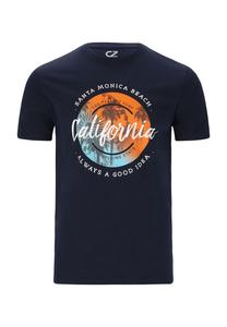 Футболка Edmund с классным принтом CRUZ, цвет 2048 Navy Blazer