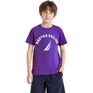 Футболка для младших школьников NAUTICA, фиолетовый