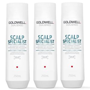 Шампунь dualsenses scalp specialist anti-dandruff shampoo 3er set Goldwell, количество 1 шт.