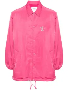 Куртка с вышитым логотипом Doublet, розовый