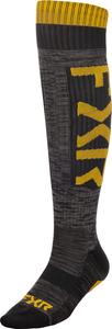 Носки для мотокросса с логотипом FXR moto, Black/Gold