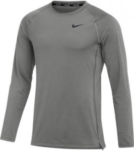 Тренировочный топ Nike Mens Pro Slim с длинным рукавом, Grey