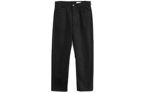 Кривые джинсы с пятью карманами Lemaire, черные