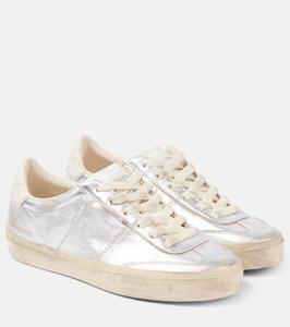 Кроссовки из металлизированной кожи Soul-Star Golden Goose, Silver/White/Milk