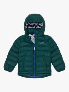 Детская утепленная куртка с капюшоном Muddy Puddles, Green