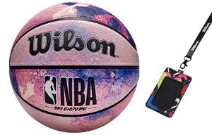 Wilson Баскетбольный мяч PU розовый размер 7 тренировочный unisex Китай