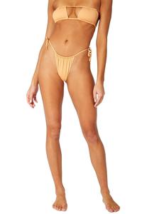 Золотые шортики бикини с рюшами и завязками WeWoreWhat, золотой