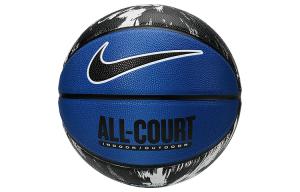 Nike Размер 7 баскетбольный мяч для зала и улицы из искусственной кожи синий белый черный
