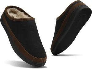 Мужские сабо Cole Haan для использования внутри и снаружи - мягкие тапочки на молнии, с амортизирующей стелькой, шерстяным верхом, прочной подошвой, удобной посадкой