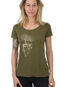 Рубашка Life-Tree Fairwear Bambus Maple Island, зеленый