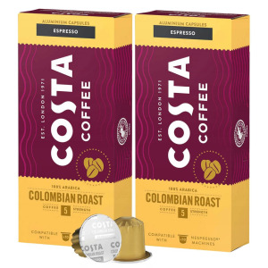 Кофе в капсулах Costa Costa Coffee The Colombian Roast, совместимый с Nespresso ESPRESSO, 20 капсул sarcia.eu