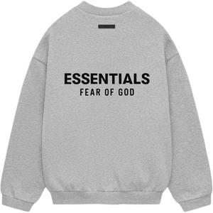 Fleece Crewneck Fear Of God Essentials, серый